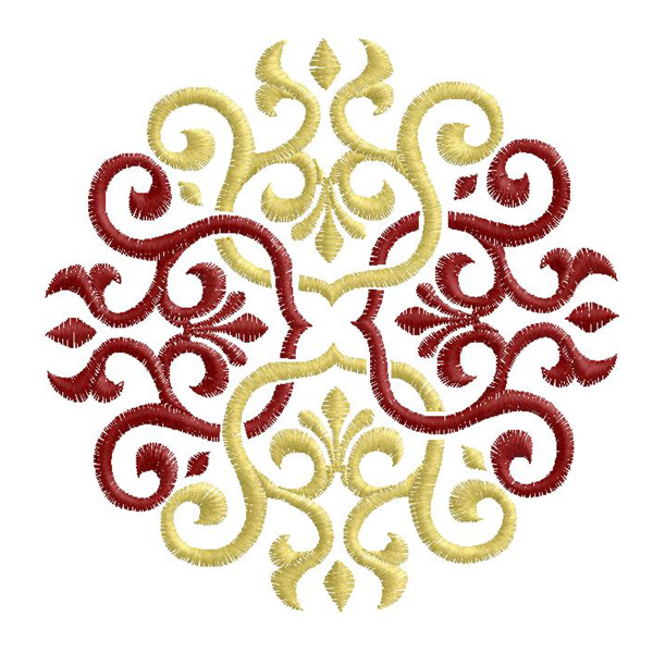 Free ornament embroidery design 005