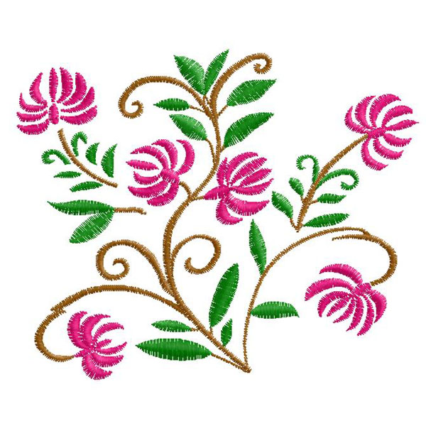 Free ornament embroidery design 005